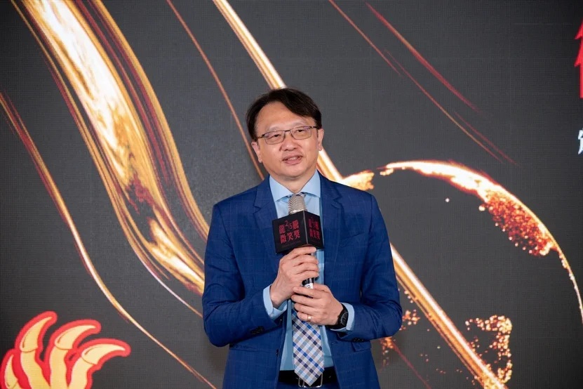 宏碁集團董事長陳俊聖分享，龍騰微笑獎讓他看見台灣新創產業的提升，同時非常高興能有這麼多充滿韌性及抱負的公司能夠走向國際。 圖／吳欣穎 攝影